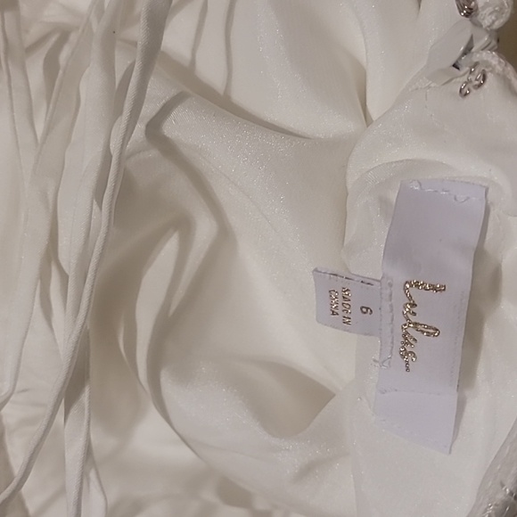 LULU'S PEARL LACE-UP BACKLESS MAXI DRESS - Picture 10 of 12